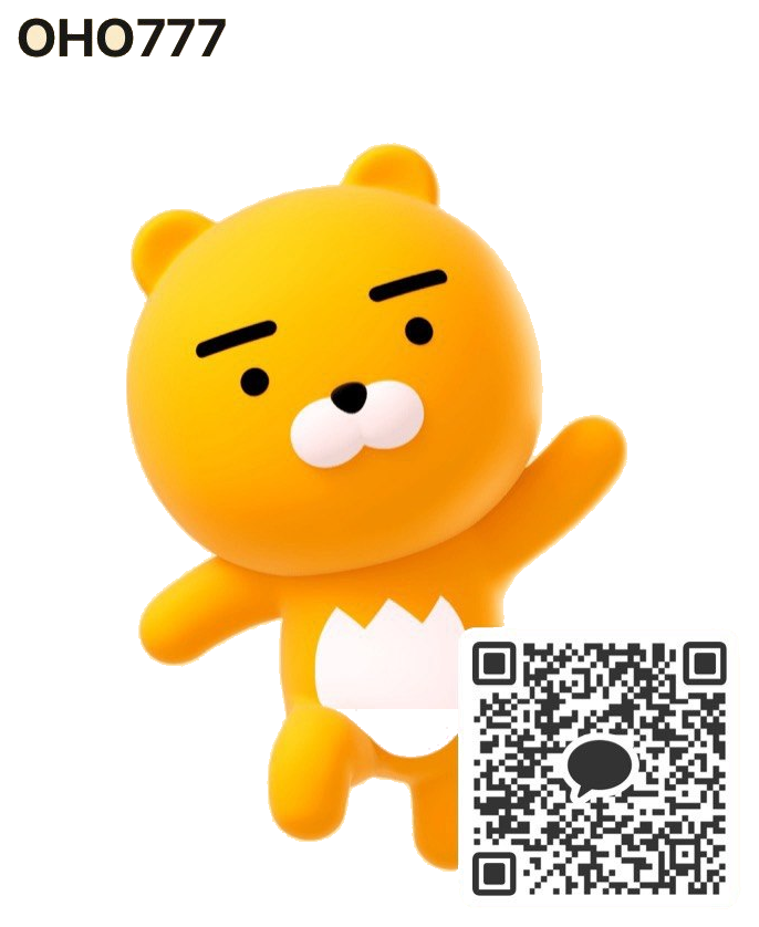 OHO777 카카오톡 QR코드